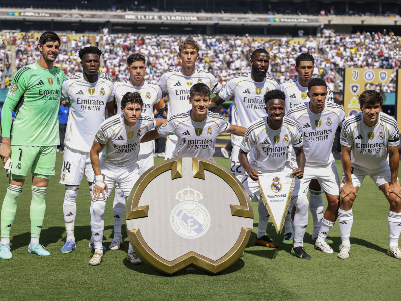 Once del Real Madrid en el partido ante el Borussia Dortmund