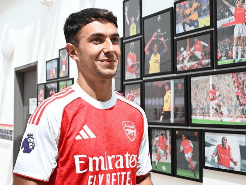 Martín Zubimendi es el nuevo jefe del centro del campo gunner.