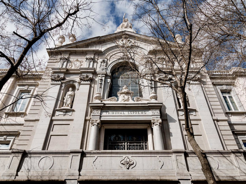 Fachada del Tribunal Supremo