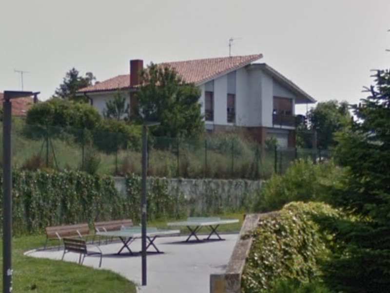 Vista de la casa okupada