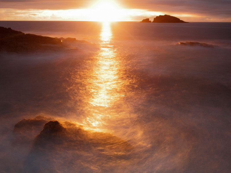 Imagen tomada en la costa gallega, región del noroeste de España.