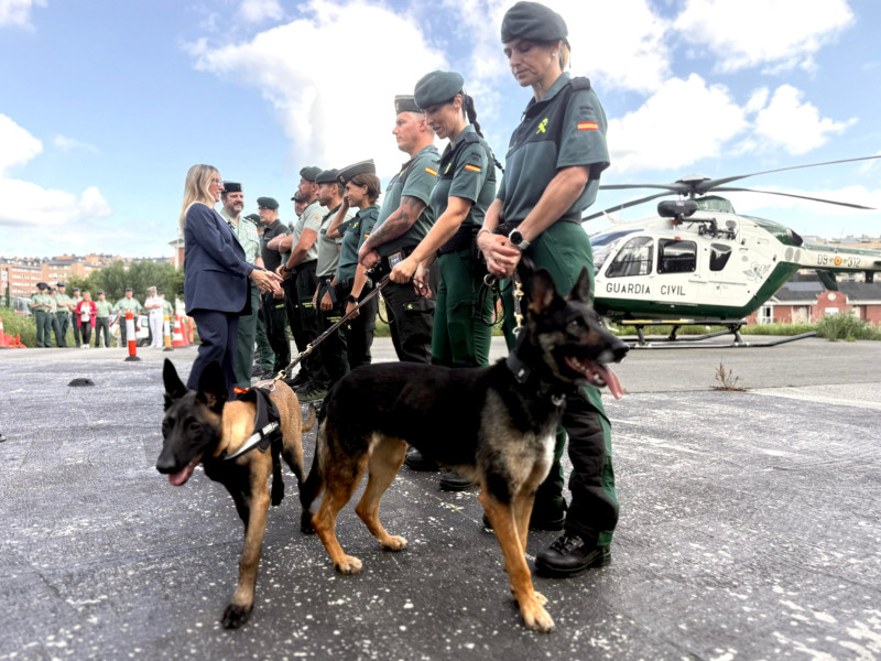 Bienvenida a los nuevos agentes de la Guardia Civil en Cantabria.