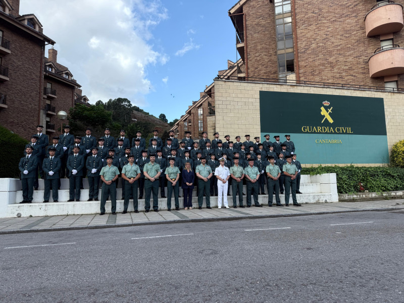 Incorporación nuevos agentes de la Guardia Civil en Cantabria.