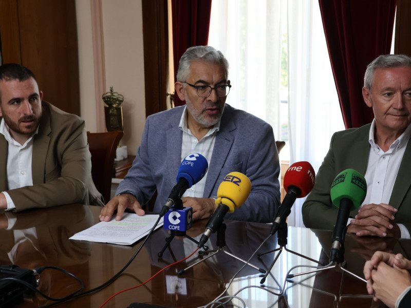 Elio López, Miguel Fernández y Jesús Torres