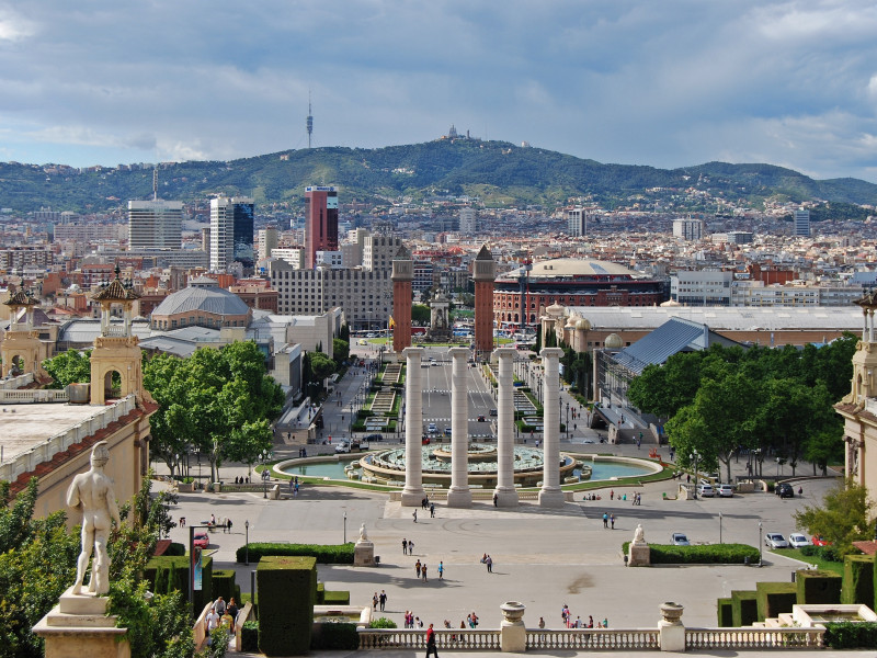 Barcelona. Fuente mágica de Montjuïc.