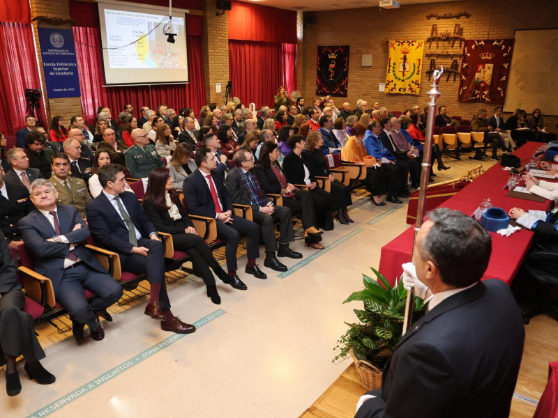 Celebración de la festividad de Santo Tomé de Aquino el curso pasado en el Campus de Lugo