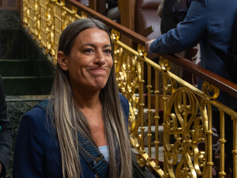 Miriam Nogueras, diputada y portavoz en el Congreso de los Diputados del partido independentista catalán Junts