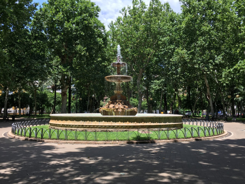 Fuente del Parque de Colón en Córdoba