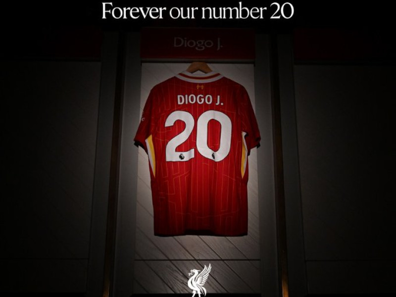 El Liverpool retira el dorsal número 20 de Diogo Jota