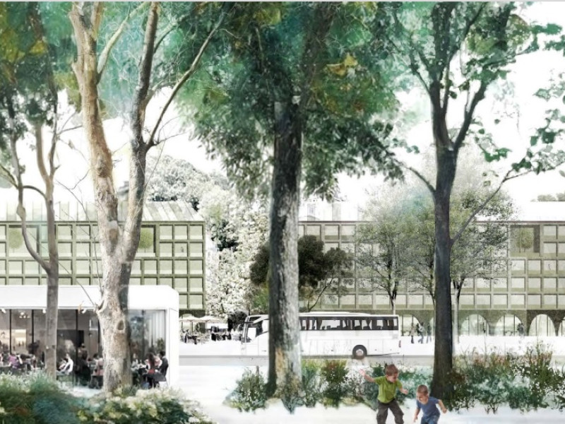Primer Premio, "Hiri Basoan Bizi", de JPAM Estudio de Arquitectura, de Barcelona