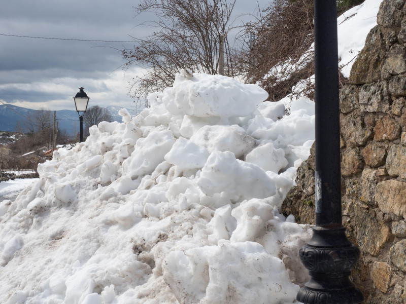 pueblo nevado