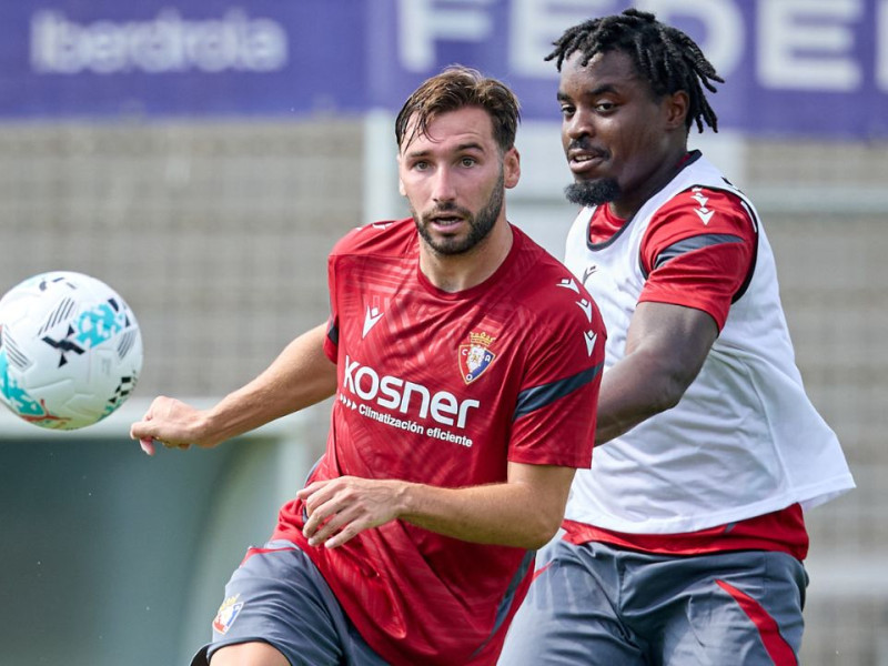 Jon Moncayola comienza con intensidad una nueva temporada con Osasuna