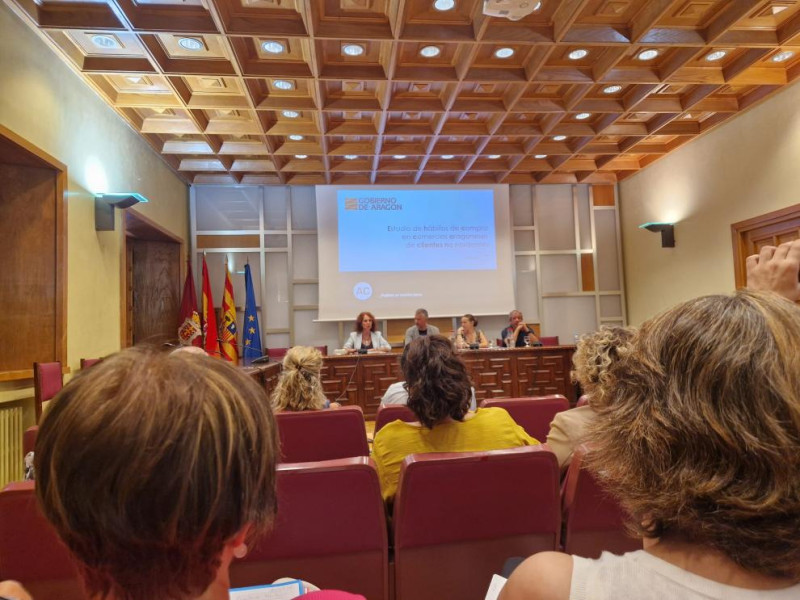 Presentación del informe en el Ayuntamiento de Jaca