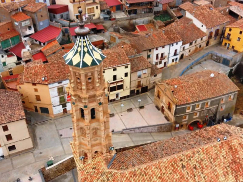 Panorámica de San Martín del Río, no confundir con Martín del Río.