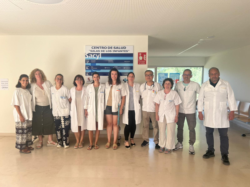 El personal del centro de salud de Salas de los Infantes (Burgos) había recibido unos días antes una formación específica sobre partos