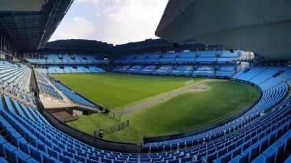 El estadio de Balaidos, antes del inicio de las obras de Gol