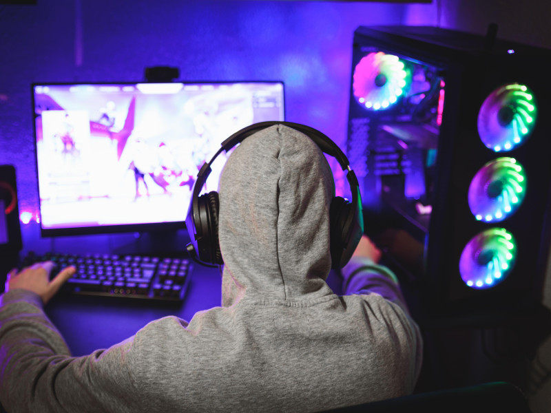 El PC de un streamer