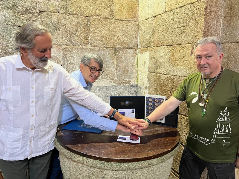 El sello sobre Vilar de Donas es el resultado de la colaboración de Correos con las instituciones encargadas de su cuidado