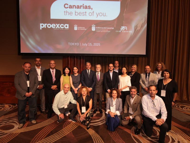 Delegación canaria desplazada a Japón