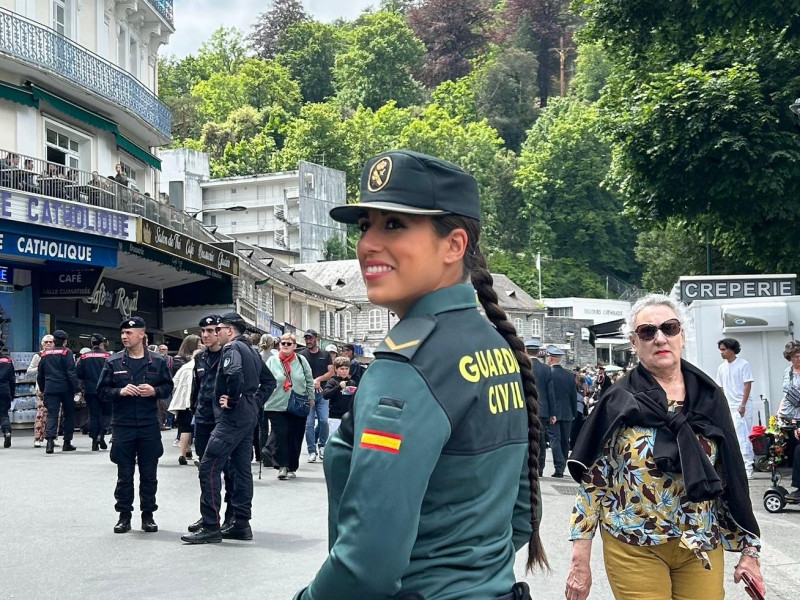 Alejandra es agente en prácticas en Galicia