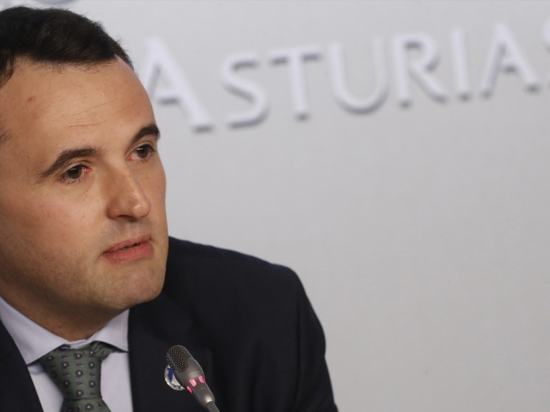 El consejero de Hacienda del Principado, Guillermo Peláez