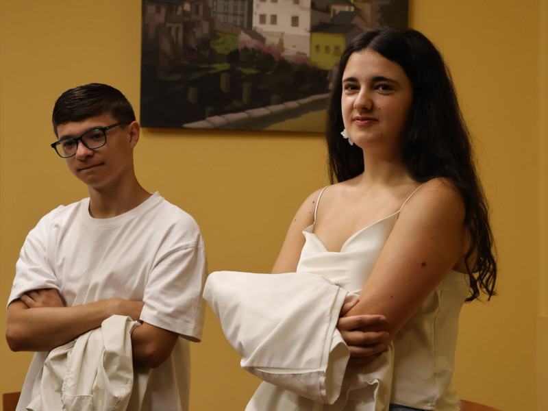 Isabel e Martín fixeron unha selectividade prácticamente redonda