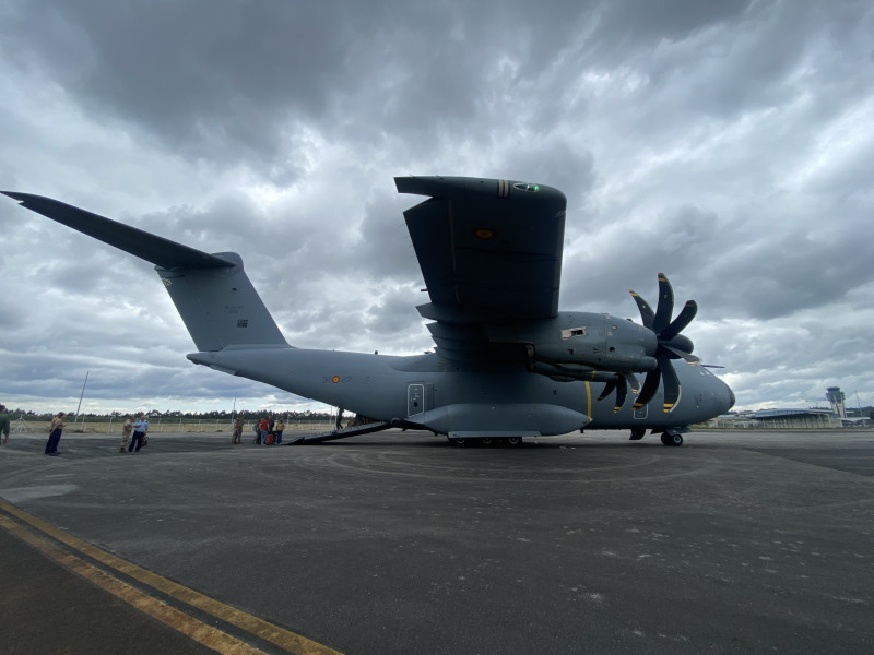 El Airbus A400 es uno de los aviones de transporte del Ejército del Aire