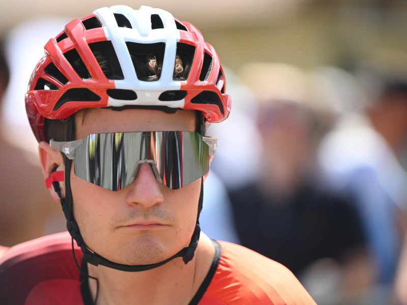 Carlos Rodríguez, durante el Tour de Francia