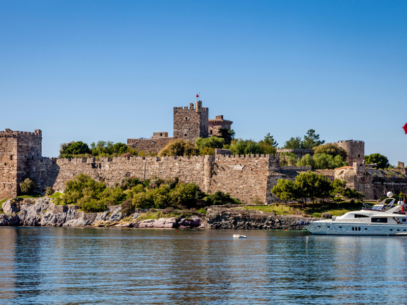 El Castillo de San Pedro, Bodrum, provincia de Mugla, Turquía