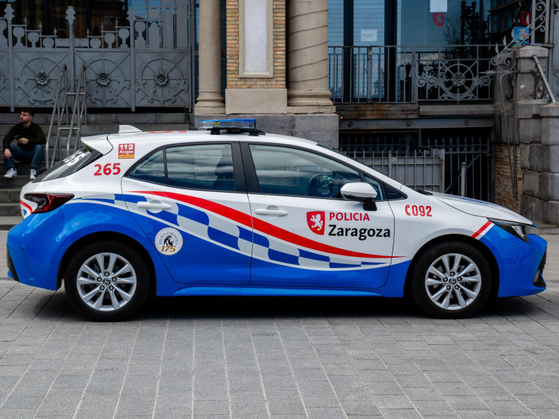 Vehículo de la Policía Municipal de Zaragoza