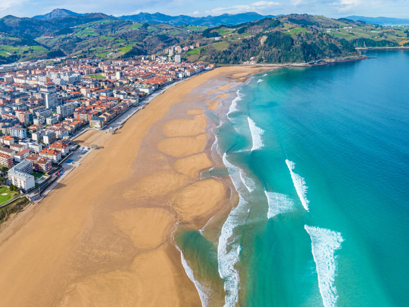 Playa de Zarautz, Gipuzkoa