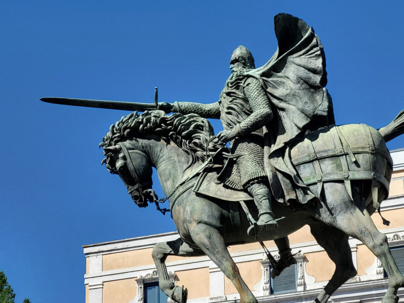 Estatua del Cid Campeador en Burgos