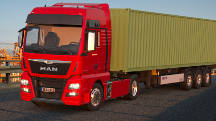 Camión MAN TGX con contenedor