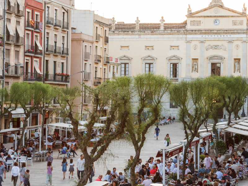 Imagen de la Plaza de la Font, en Tarragona