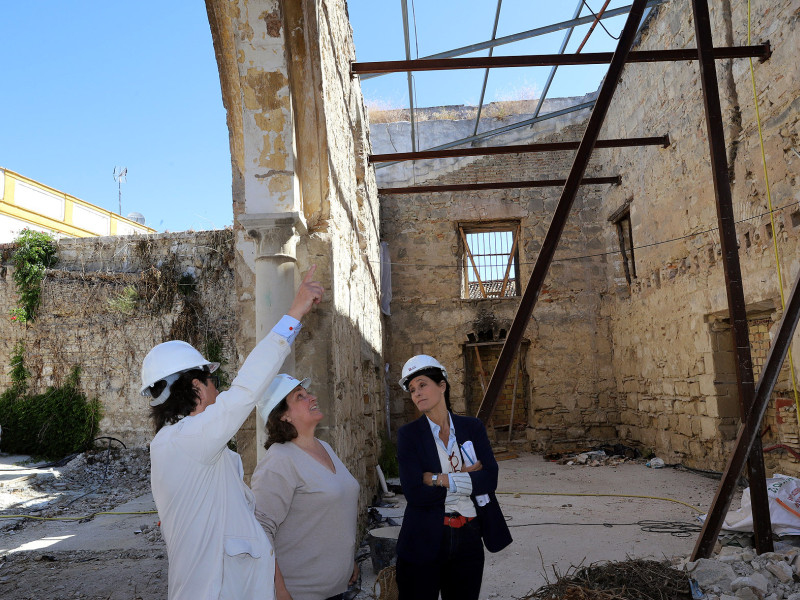 Obras en el Palacio Riquelme