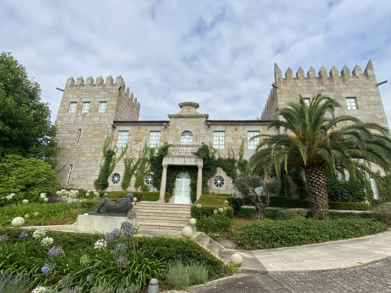El edificio principal de Pazo Baión