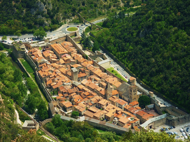 Villefranche de Conflent es una localidad preciosa