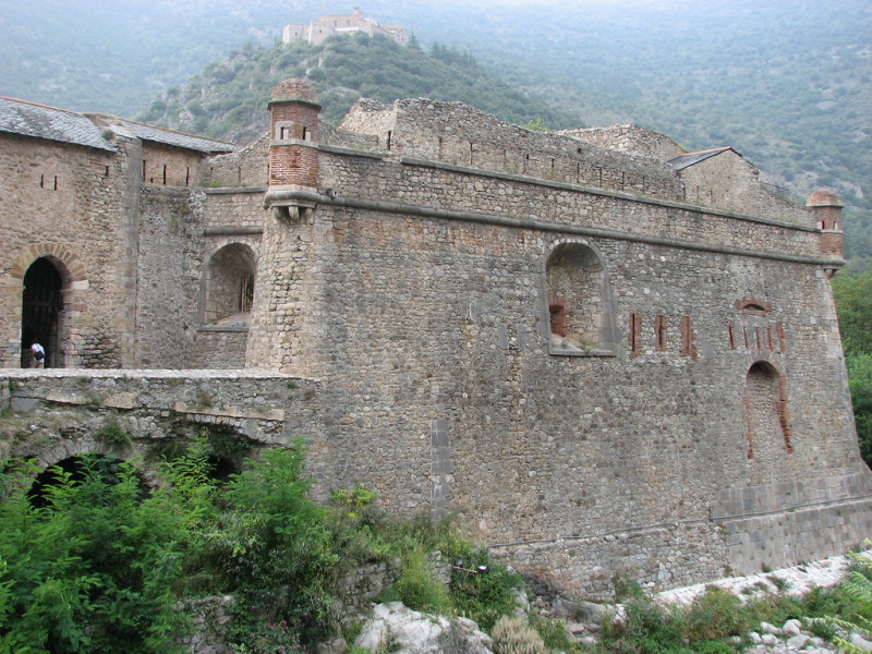 La fortaleza de Villefranche de Conflent es un espectáculo