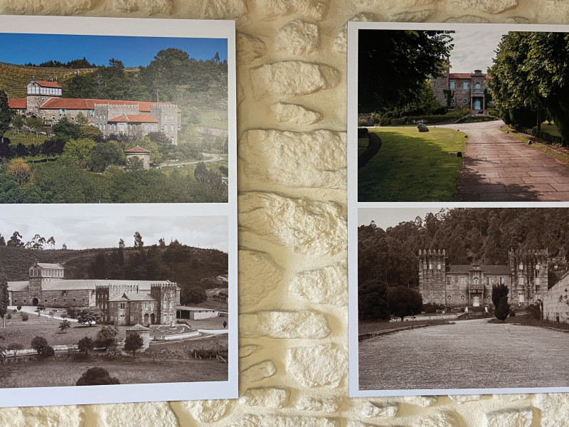 Fotos del antes y después del Pazo Baión