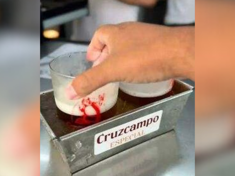Este barreño permite a la cerveza mantenerse fresca durante todo el día