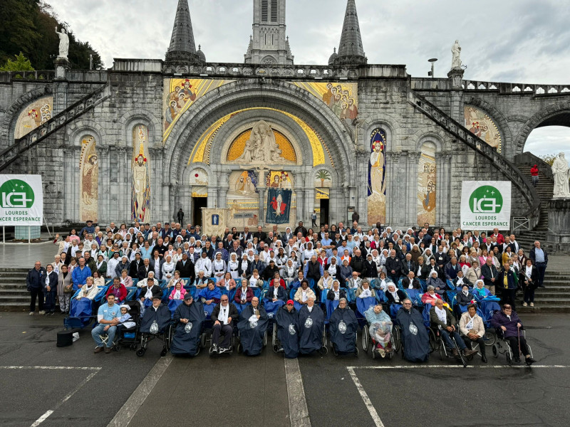 Imagen de uno de los viajes organizados a Lourdes