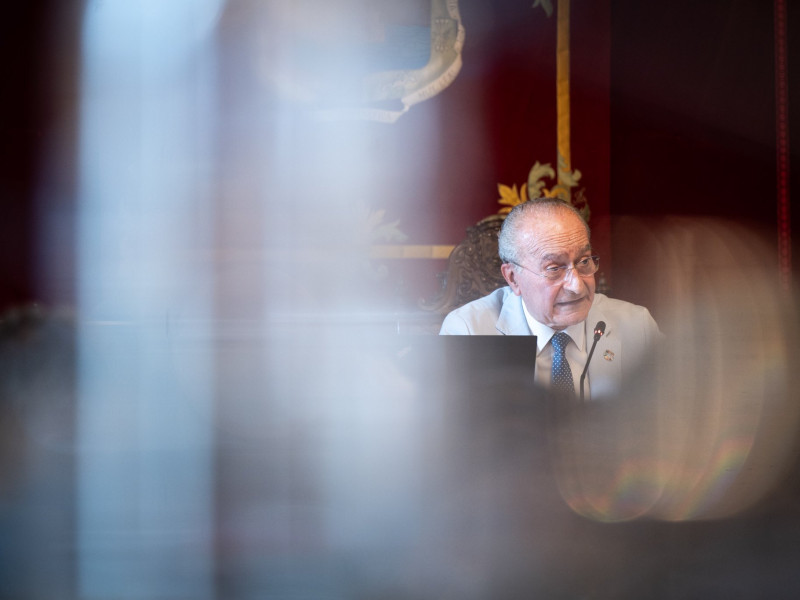 Francisco de la Torre durante una de sus intervenciones