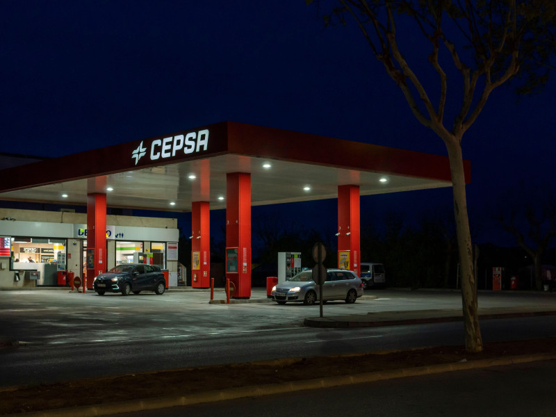 Gasolinera de la multinacional Cepsa en la localidad mallorquina de Cala Millor