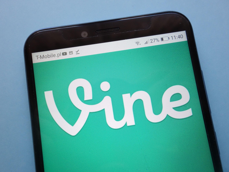 Logo de 'Vine' visto desde un smartphone