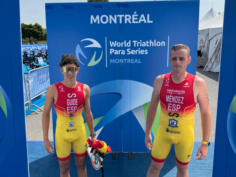 Kevin y Lucas en las pruebas celebradas en Magog y Montreal
