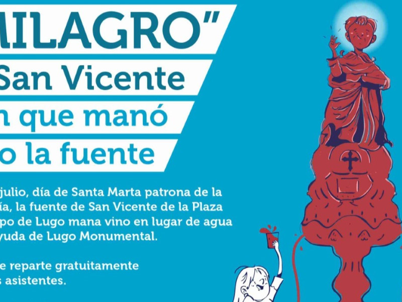Cartel del 'Milagro de San Vicente'