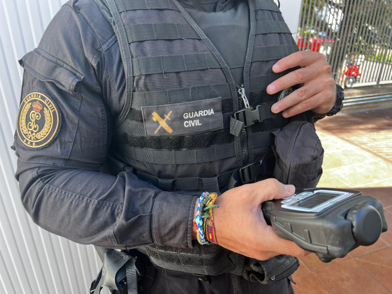 La Guardia Civil ha desplazado equipos NRBQ hasta Zuera