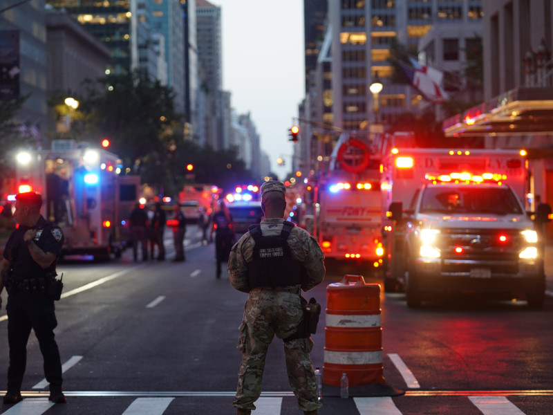 Imágenes de los alrededores del rascacielos de New York tras el tiroteo