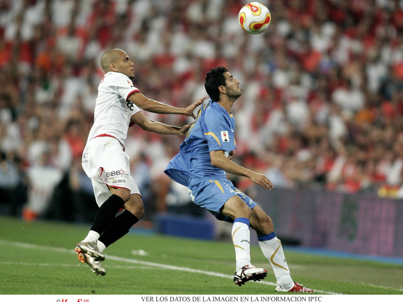 Daniel Gonzalez GUIZA, de España. Sevilla - Getafe / Copa del Rey 2006-07. Final. Estadio Santiago Bernabeu.