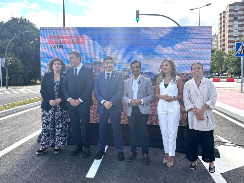 De esta manera queda abierta la totalidad de la Avenida de As Pías